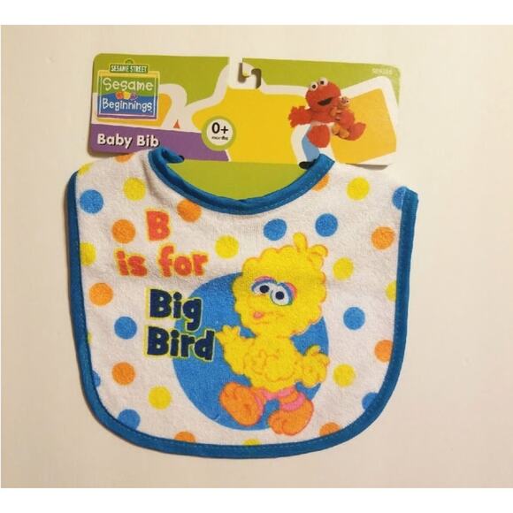Sesame Street Big Bird Baby Bib - Picture 1 of 4